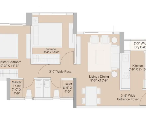 Godrej Trilogy Seaturf Unit Plan